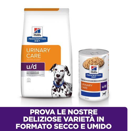Hill's Prescription Diet U/D Urinary cibo umido per cani (lattine) 370 g