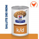 Hill's Prescription Diet K/D Kidney Care cibo umido per cani (lattine)
