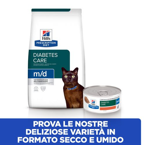 Hill's Prescription Diet M/D Diabetes Care con pollo per gatti