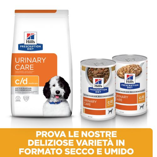 Hill's Prescription C/D Multicare Urinary scatola per cane 370 g