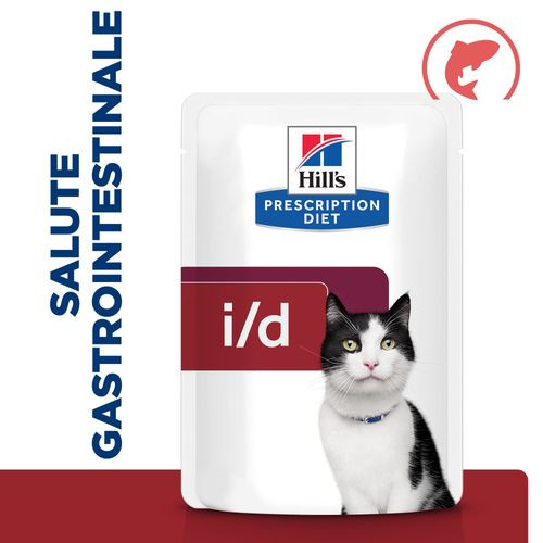 Hill's Prescription Diet i/d met zalm kattenvoer pouch