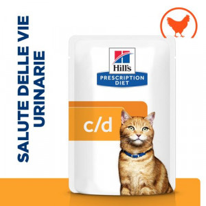 Hill’s Prescription C/D Multicare Urinary con pollo umido per gatto 85g