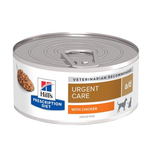 Hill's Prescription Diet A/D Urgent Care con pollo cibo umido per cani e gatti (lattine)