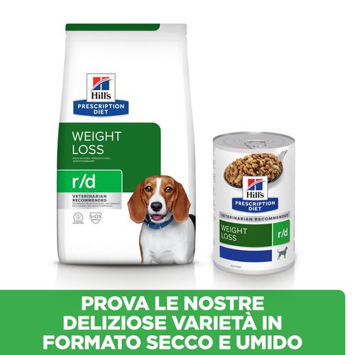 Hill's Prescription Diet R/D Weight Loss cibo umido per cani (lattine) 350 g