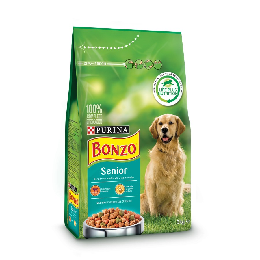 Bonzo Senior Hondenvoer