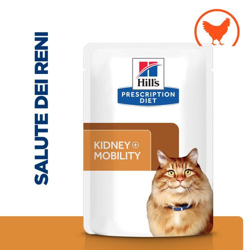 Hill's Prescription K/D+Mobility Kidney+Joint Care per gatto 85 g