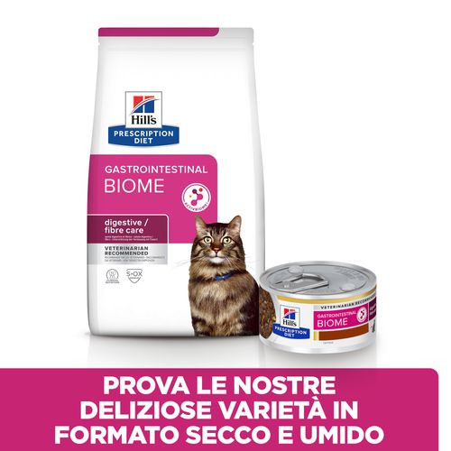 Hill's Gastrointestinal Biome Digestive Fibre con pollo per gatto 82g