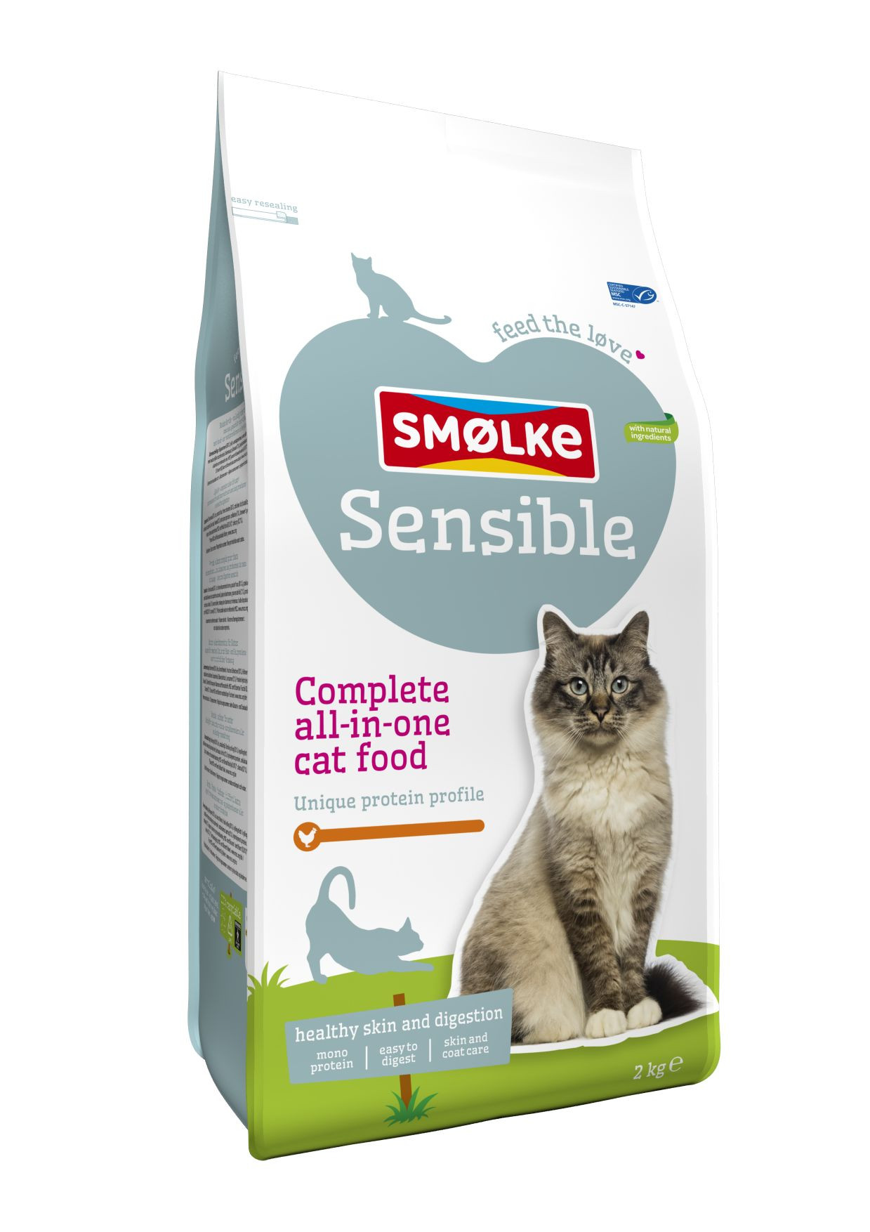 Smølke Sensible Healthy Skin and Digestion kattenvoer