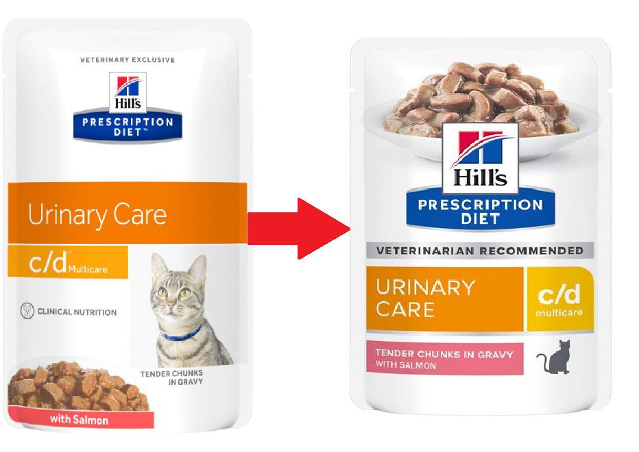 Hill’s Prescription C/D Multicare Urinary con salmone per gatto 85g