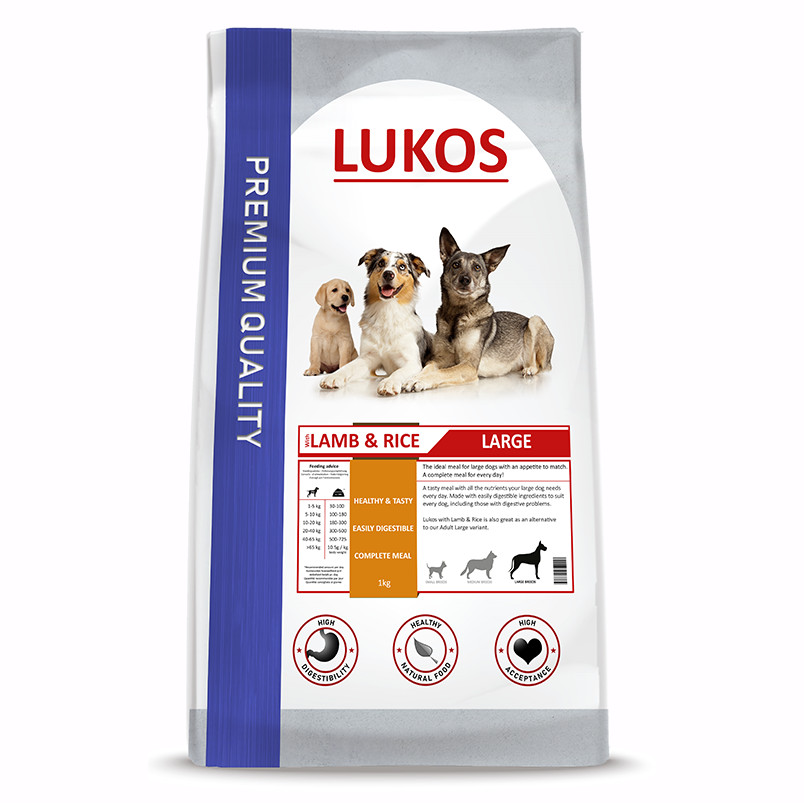 Lukos Adult Large probeerpakket - premium hondenvoer