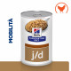 Hill's Prescription Diet J/D Mobility cibo umido con pollo per cani (lattine)