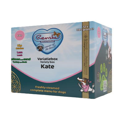 Renske Variety box Kate cibo umido per cani da carne fresca al vapore (395 g)