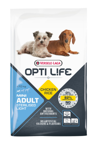 Opti Life Adult Sterilised Light Mini per cane