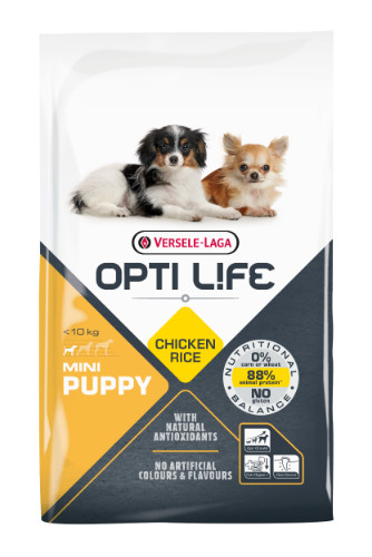 Opti Life (Cucciolo) Puppy Mini Cane, con pollo e riso