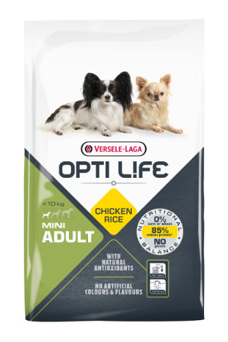Opti Life Adult Mini Cane, con pollo e riso