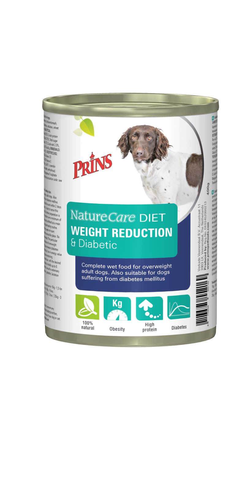 Prins NatureCare Diet Controllo Peso & Diabete umido per cane