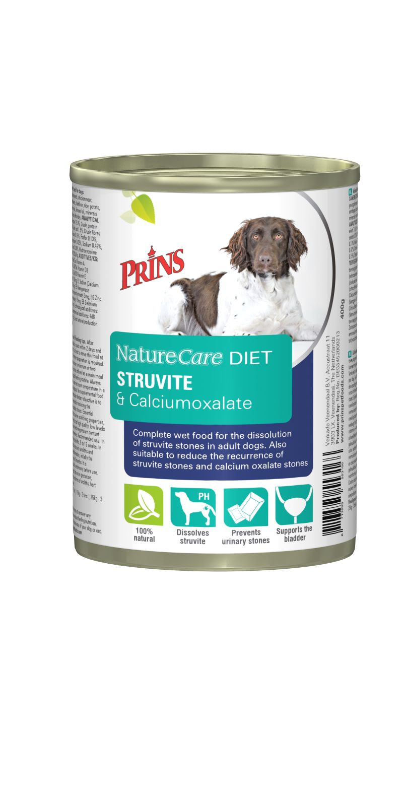 Prins NatureCare Diet Struvite & Ossalato di calcio umido per cane