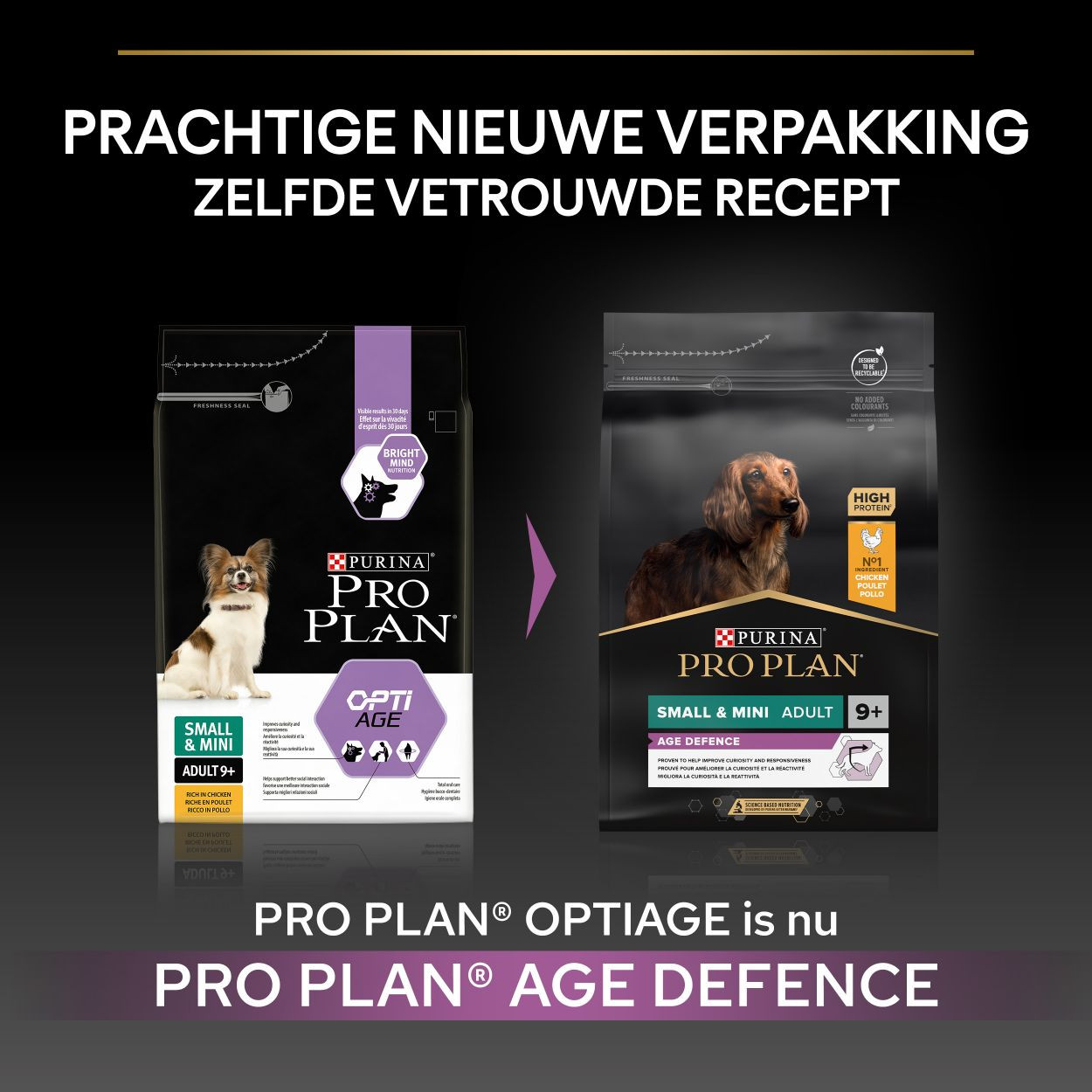 Pro Plan Cane Small & Mini Adult 9+ Optiage