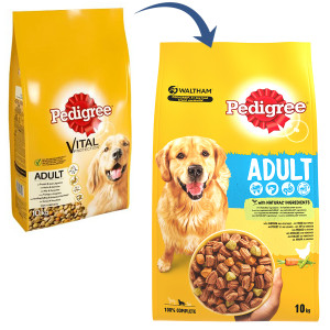 Pedigree Adult  con pollo per cane