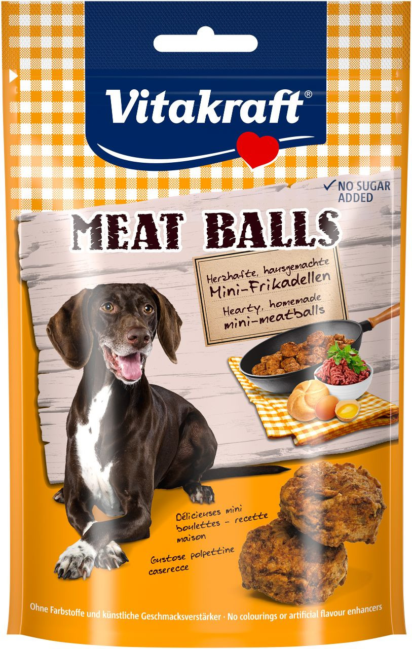 Immagine di 1 confezione Vitakraft Meatballs polpette per cane (80 g)