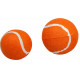 Palla da tennis arancione per cane