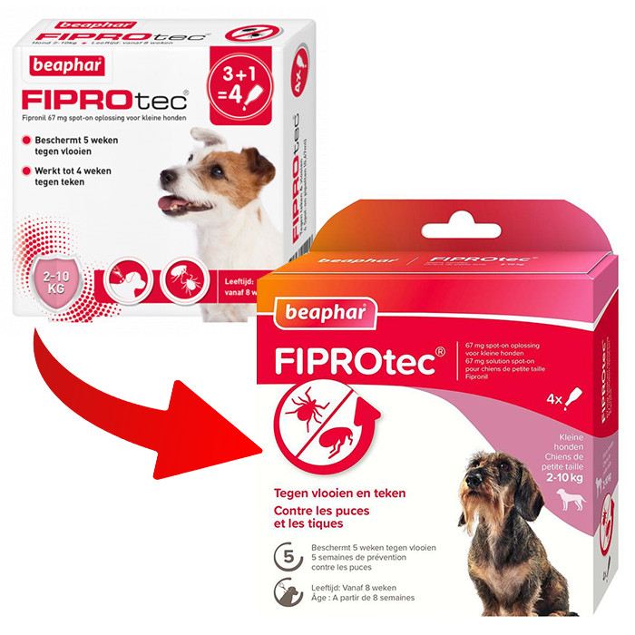 Beaphar Fiprotec spot-on antiparassitario per cani (2 - 10 kg)
