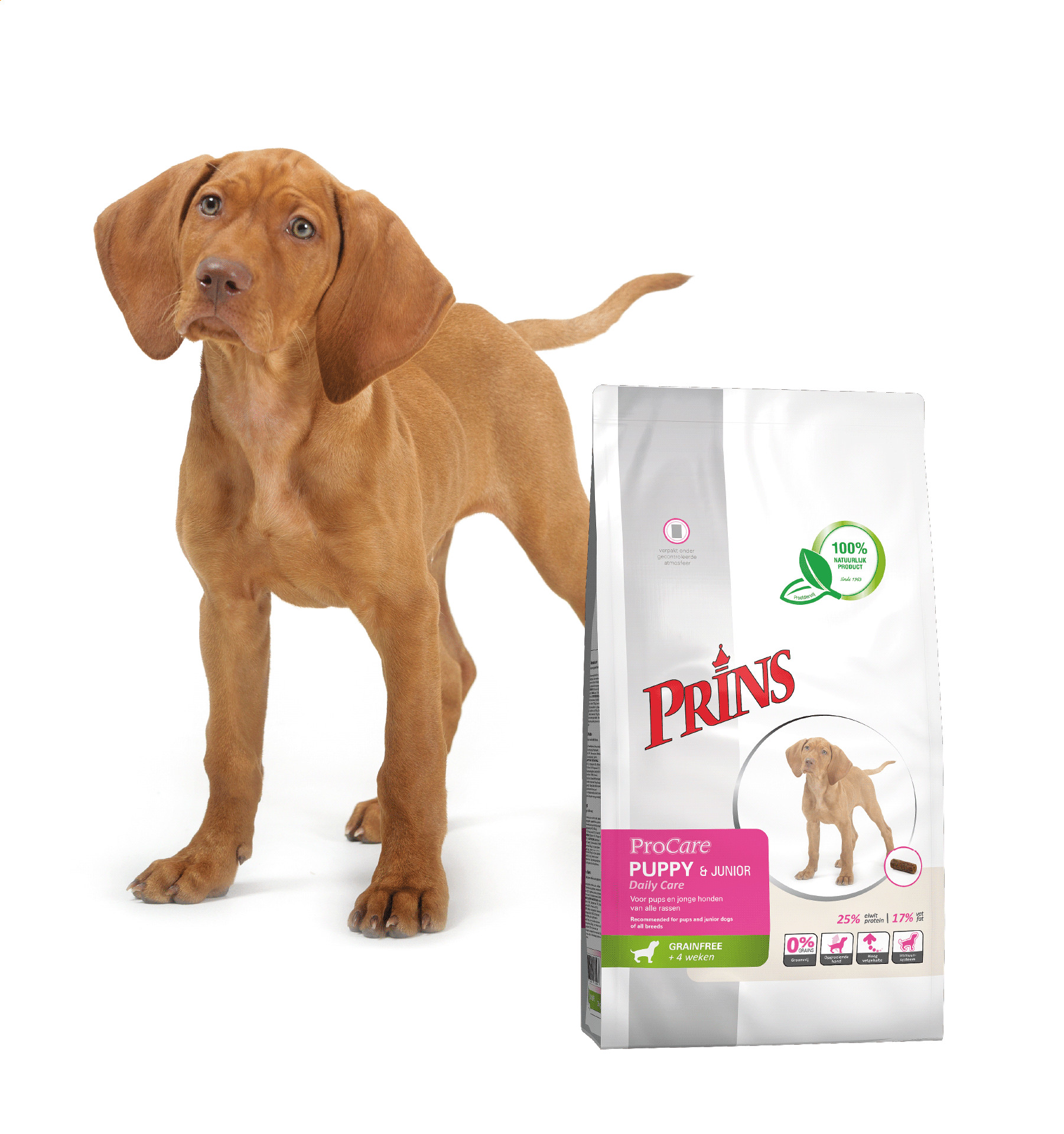 Prins ProCare Grainfree Puppy & Junior Daily Care per cane