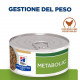 Hill's Prescription Diet Metabolic Weight Management spezzatino con pollo e verdure per cani (lattine)