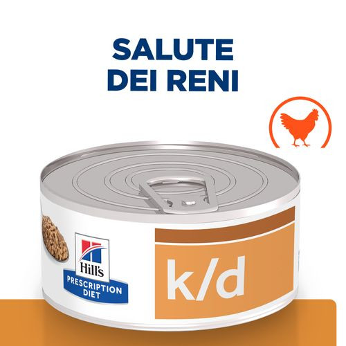 Hill's Prescription Diet K/d Stoofpotje kip & groenten kattenvoer 82g