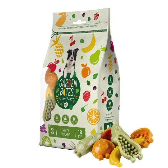 Garden Bites fruity friends hondensnack