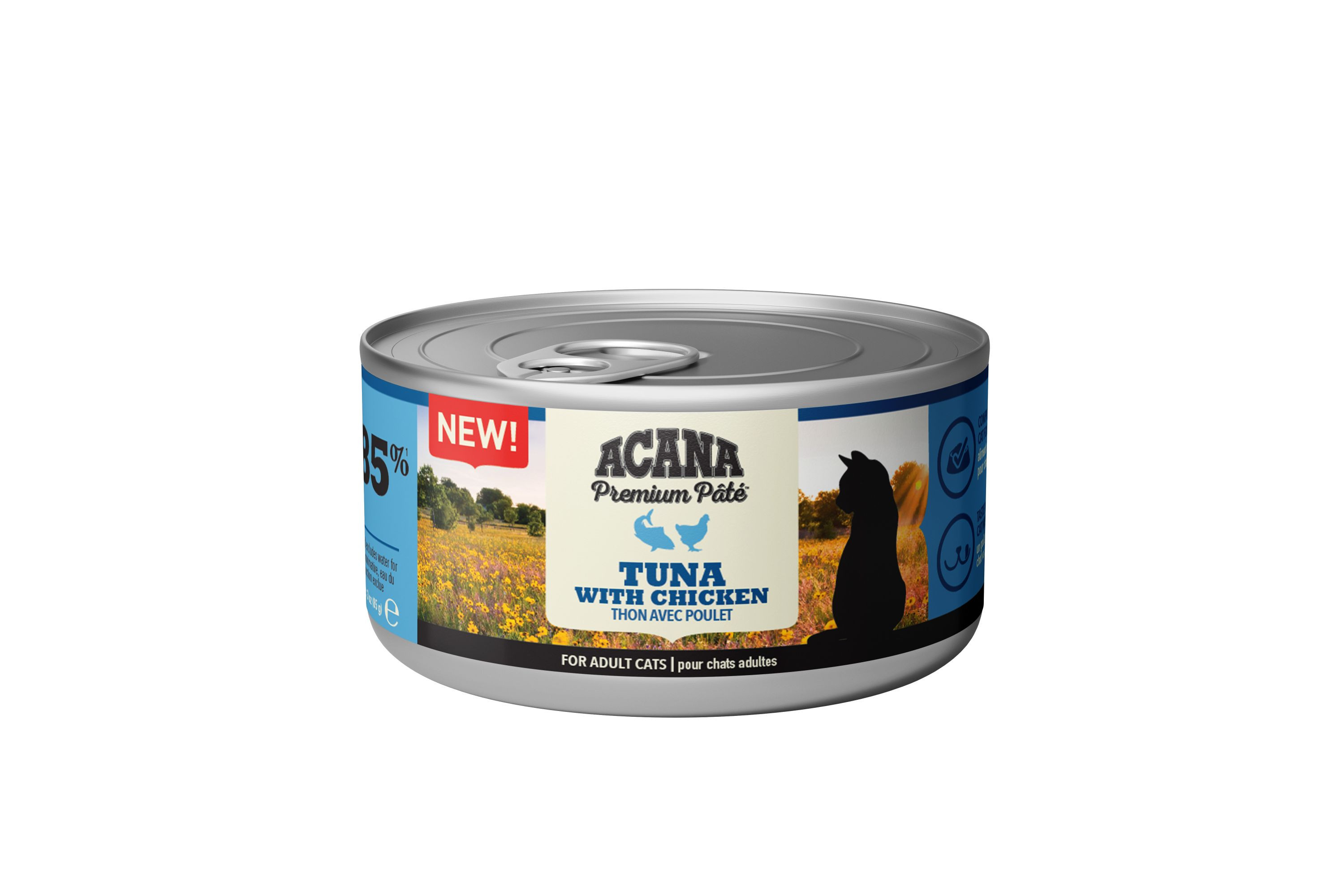 Acana Premium Paté tonijn en kip natvoer kat (85 g)