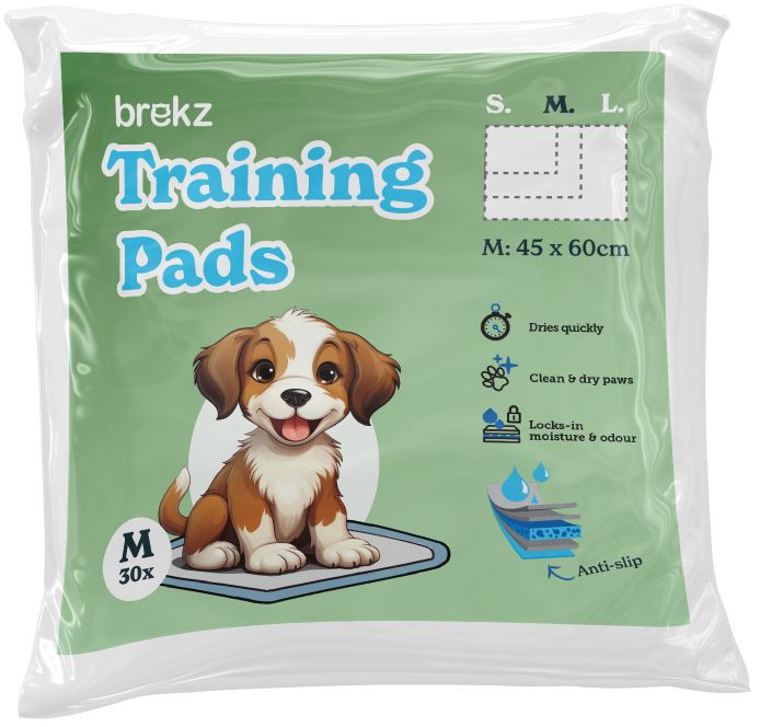 Brekz Tappetini per addestramento cuccioli  M (30 pz)