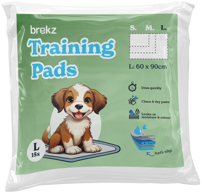 Brekz Tappetini per addestramento cuccioli  L (15 pz)