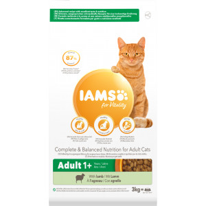 Iams For Vitality Adult Lam kattenvoer