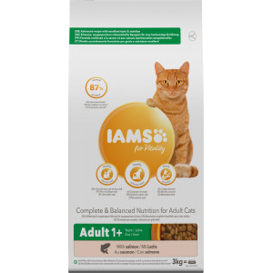 Iams For Vitality Adult Zalm kattenvoer