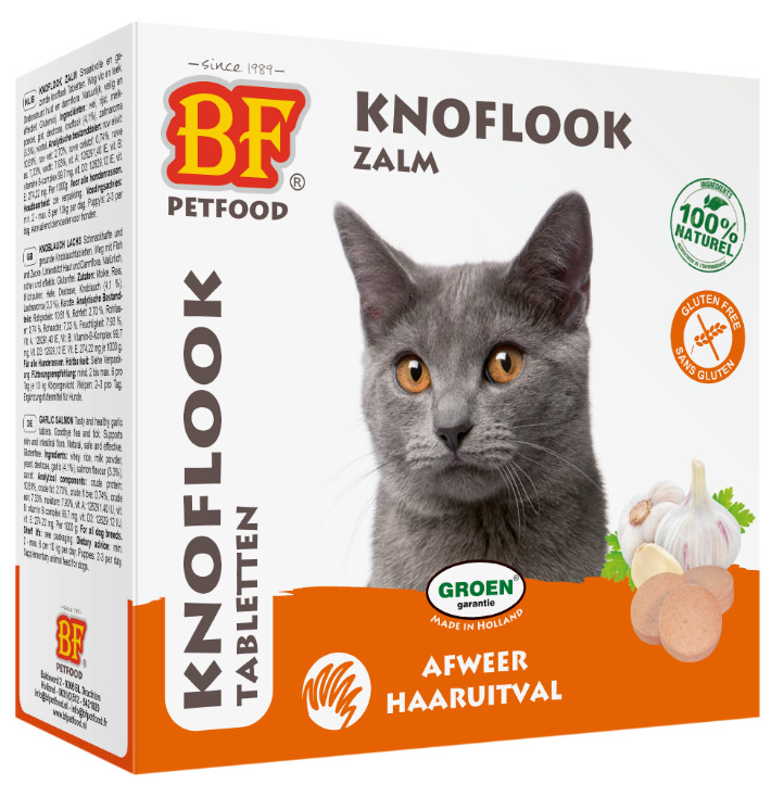 BF Petfood Compresse con aglio e salmone per gatti