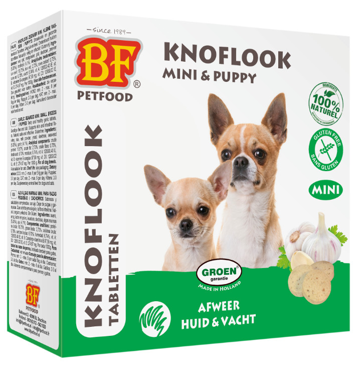 BF Petfood Compresse Mini con aglio e alghe per cani