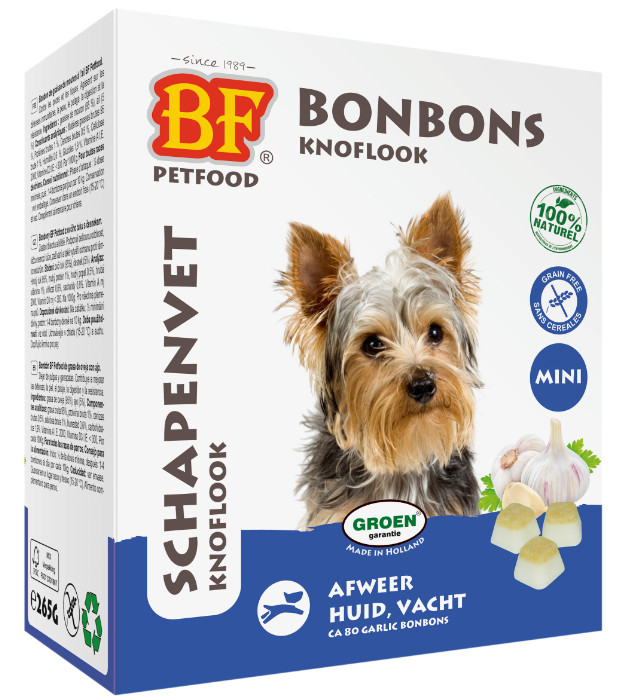 BF Petfood Mini Bonbon Grasso di pecora con aglio