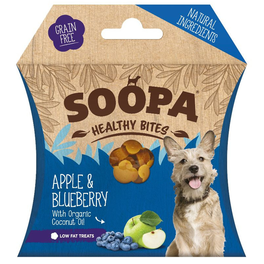 Soopa Bites met appel & bosbes hondensnack