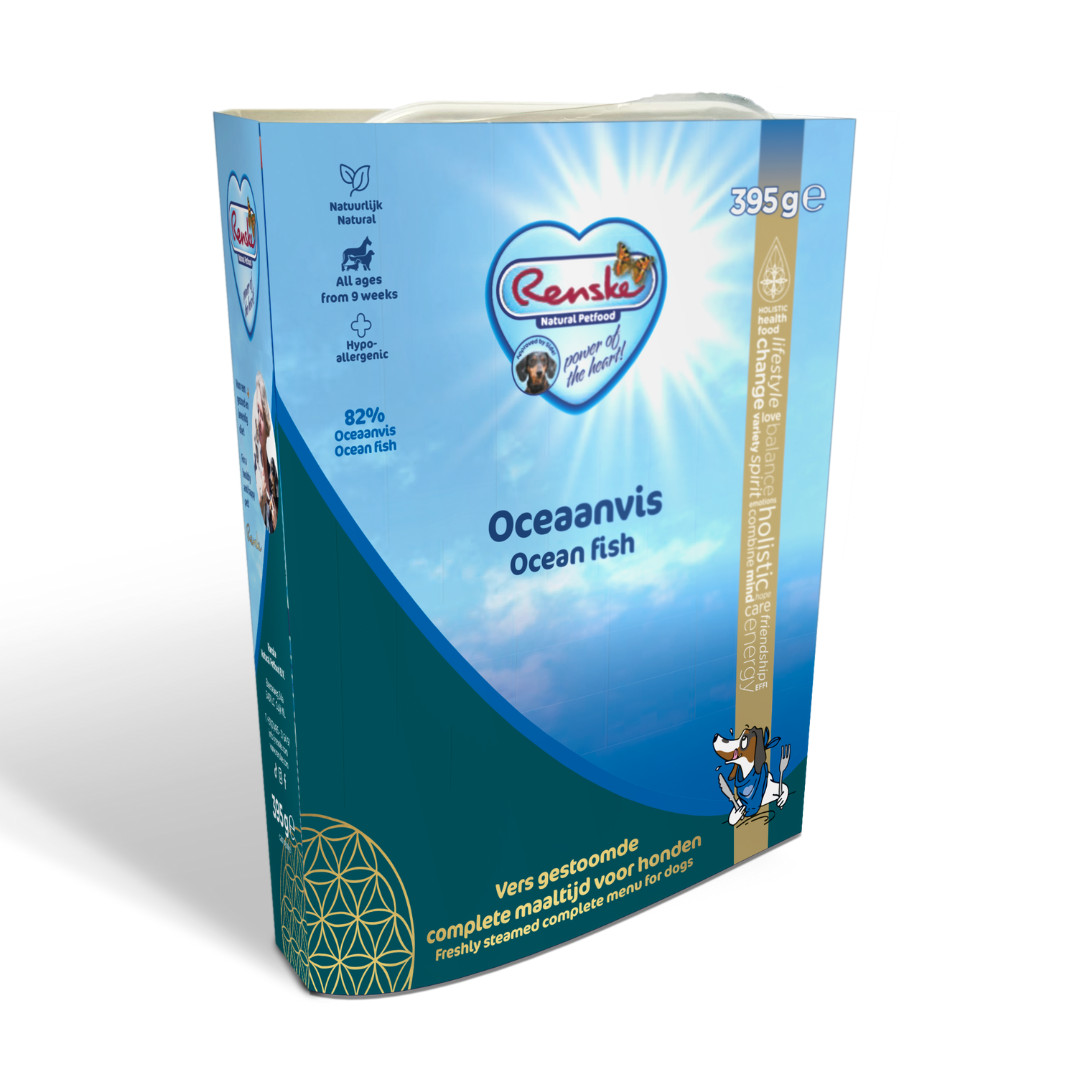 Renske con pesce fresco al vapore cibo umido per cani (tetrapak)