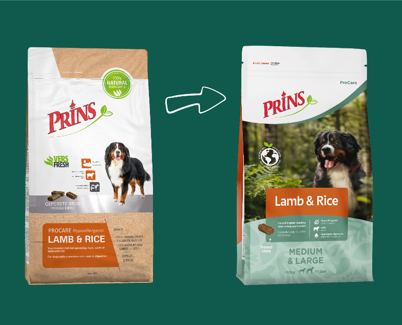 Prins ProCare Hypoallergenic con agnello e riso per cane