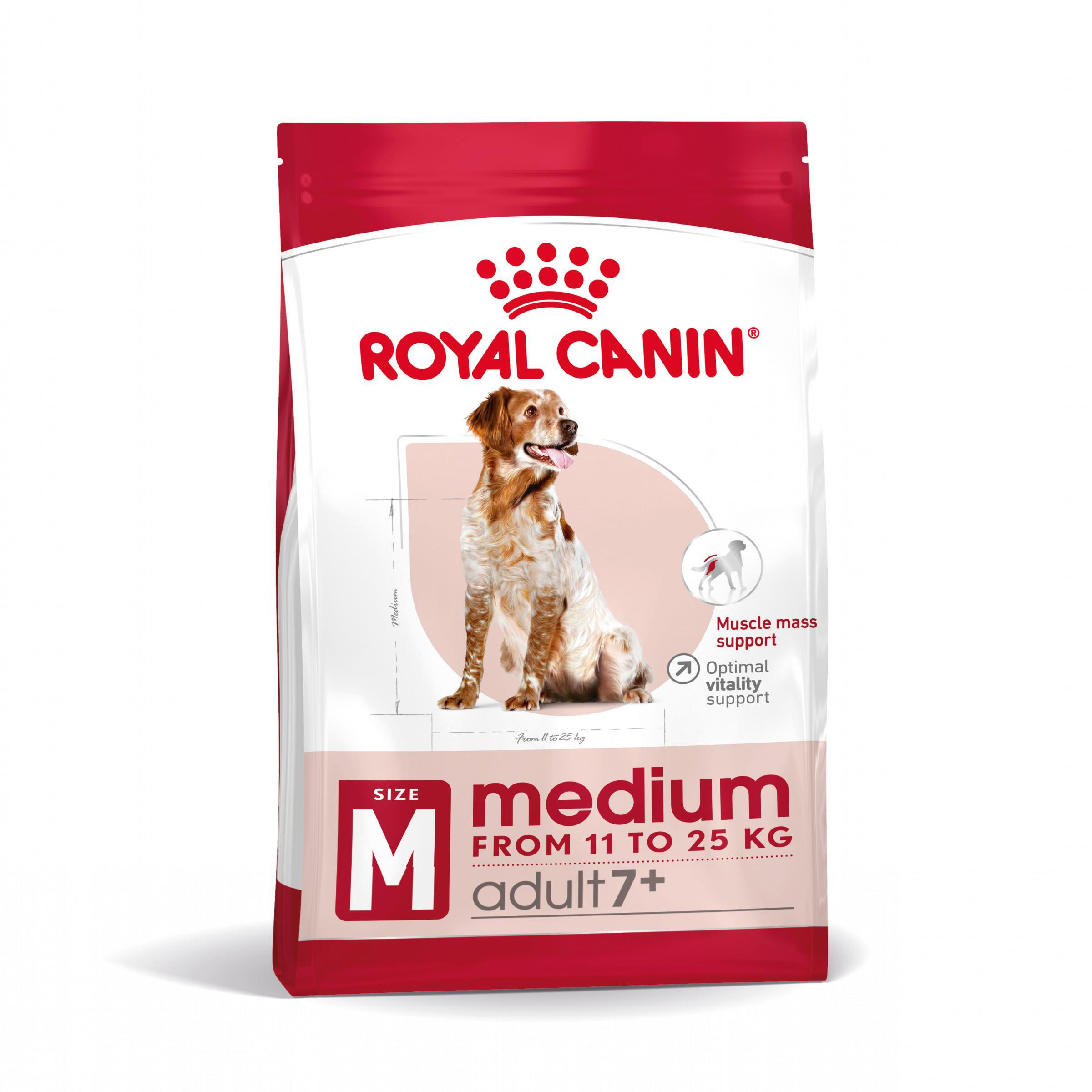 Royal Canin Medium Adult 7+ per cane