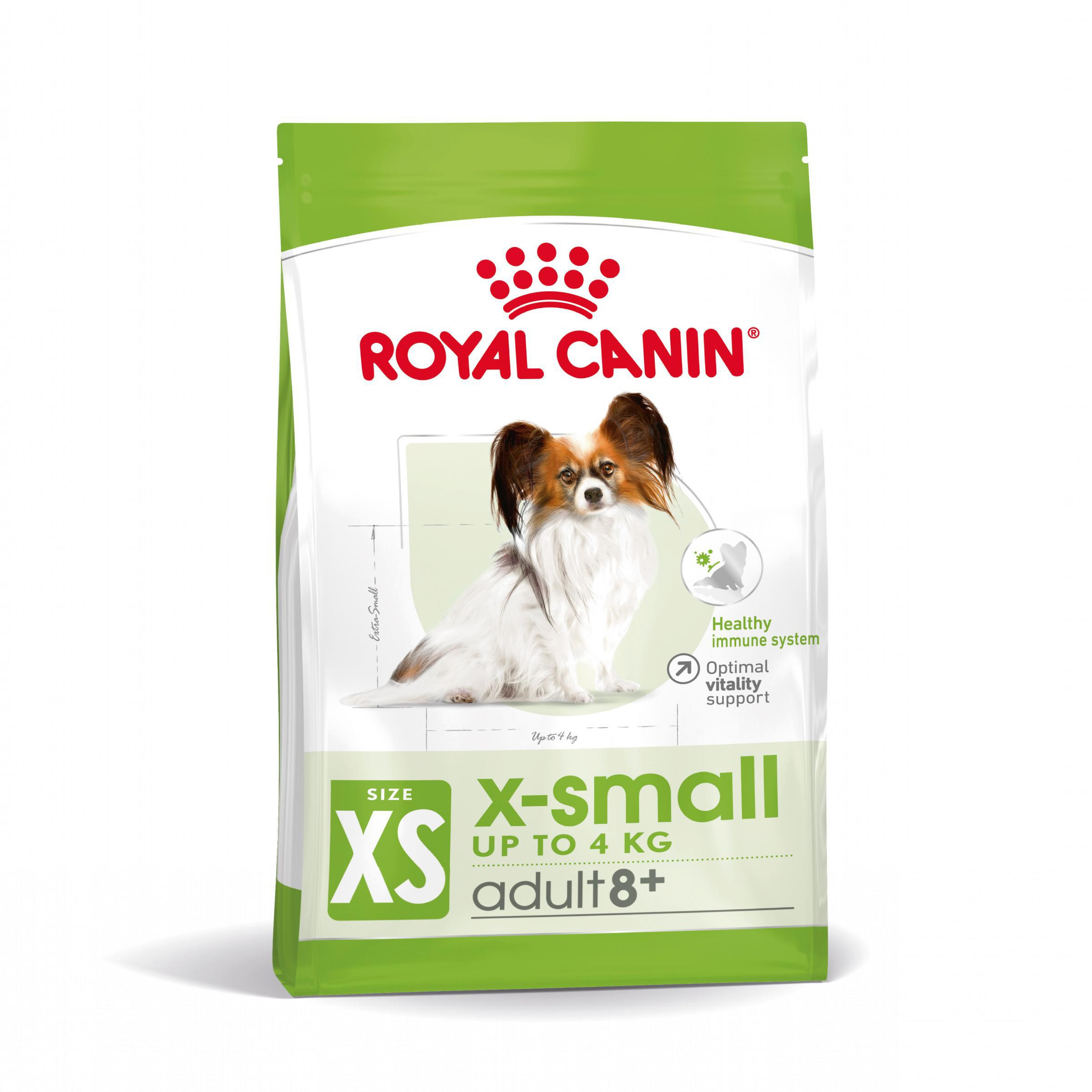 Royal Canin X-Small Mature 8+ per cane