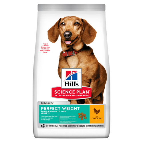 Hill’s Adulto Perfect Weight Small & Mini per cane