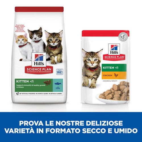 Hill's Kitten con tonno per gatto