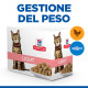 Hill’s Adult Light combipack pollo pesce umido per gatto