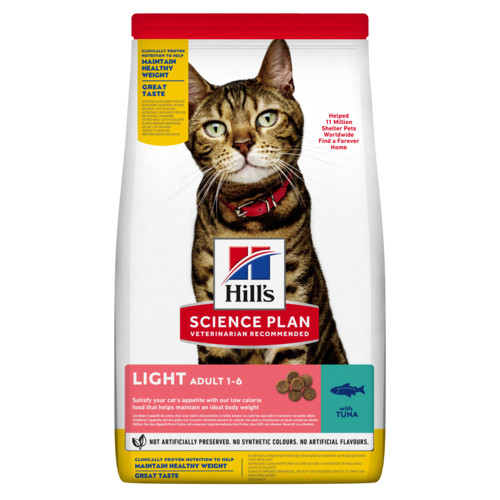 Hill's Adult Light con tonno per gatto