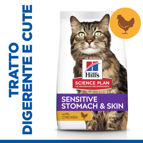 Hill's Adult Sensitive Stomach & Skin Gatto
