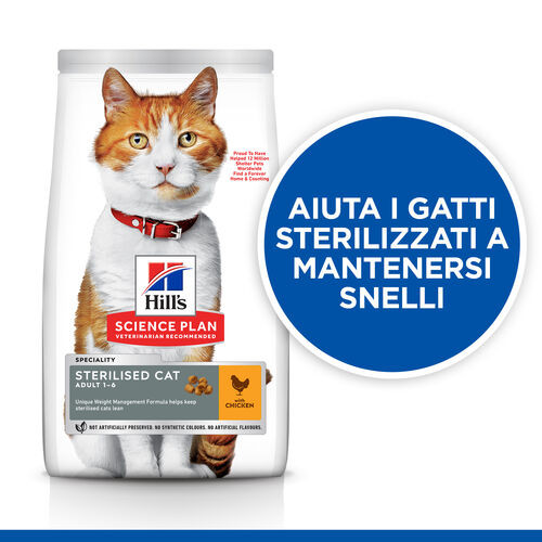 Hill's Young Adult Sterilised Huhn Katzenfutter 