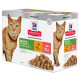 Hill's Mature Adult Senior Vitality cibo umido per gatto combipack 12x85g